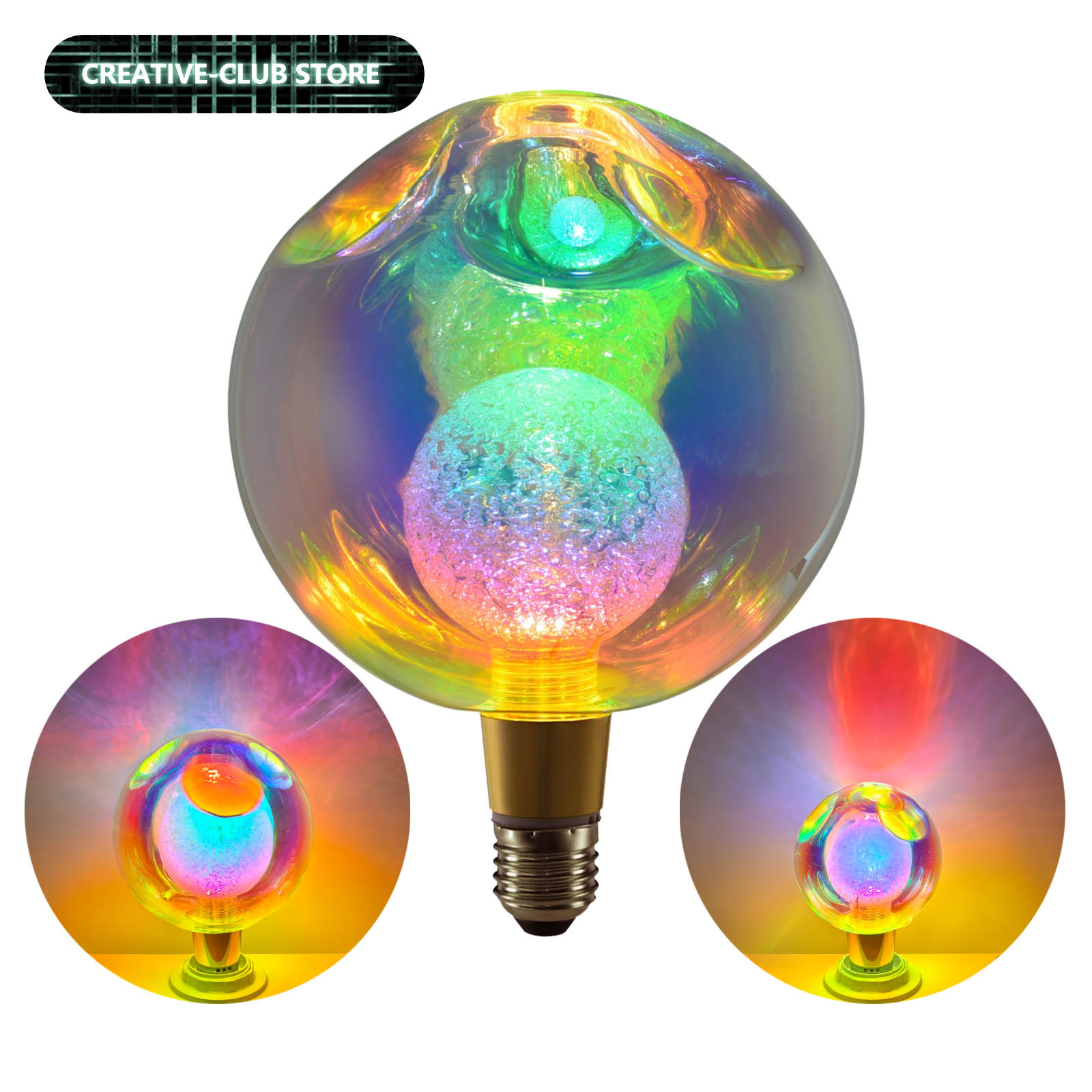 Lighting Decor Bedroom - E27 P90 P120 P150 كرة مستديرة