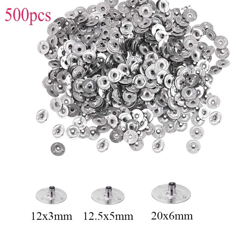 Candle Holder Set - 500 قطع شمعة الفتيل المعادن الحدام