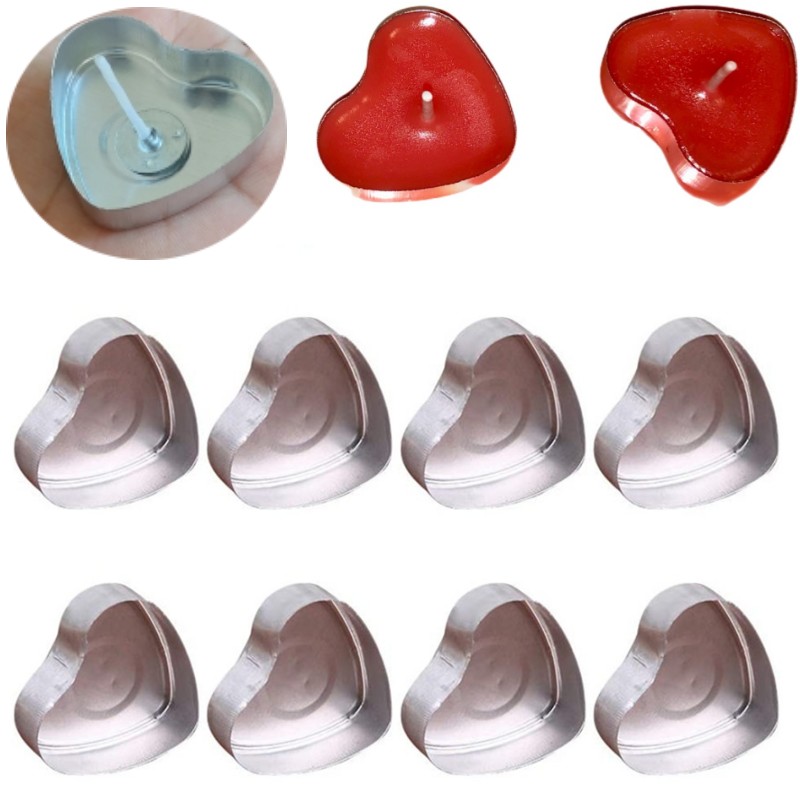 100 مجموعة على شكل قلب فارغة ا - مراجعة Candle Holder Set وسعره