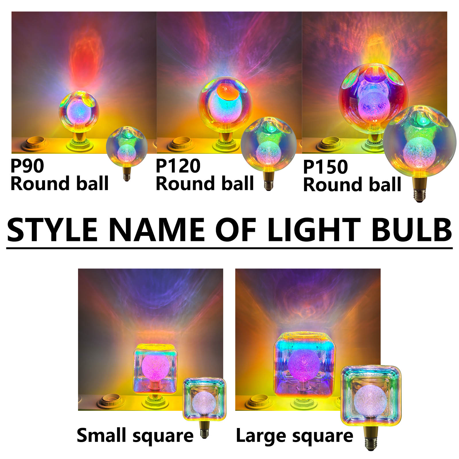 E27 P90 P120 P150 كرة مستديرة  - مراجعة Lighting Decor Bedroom وسعره
