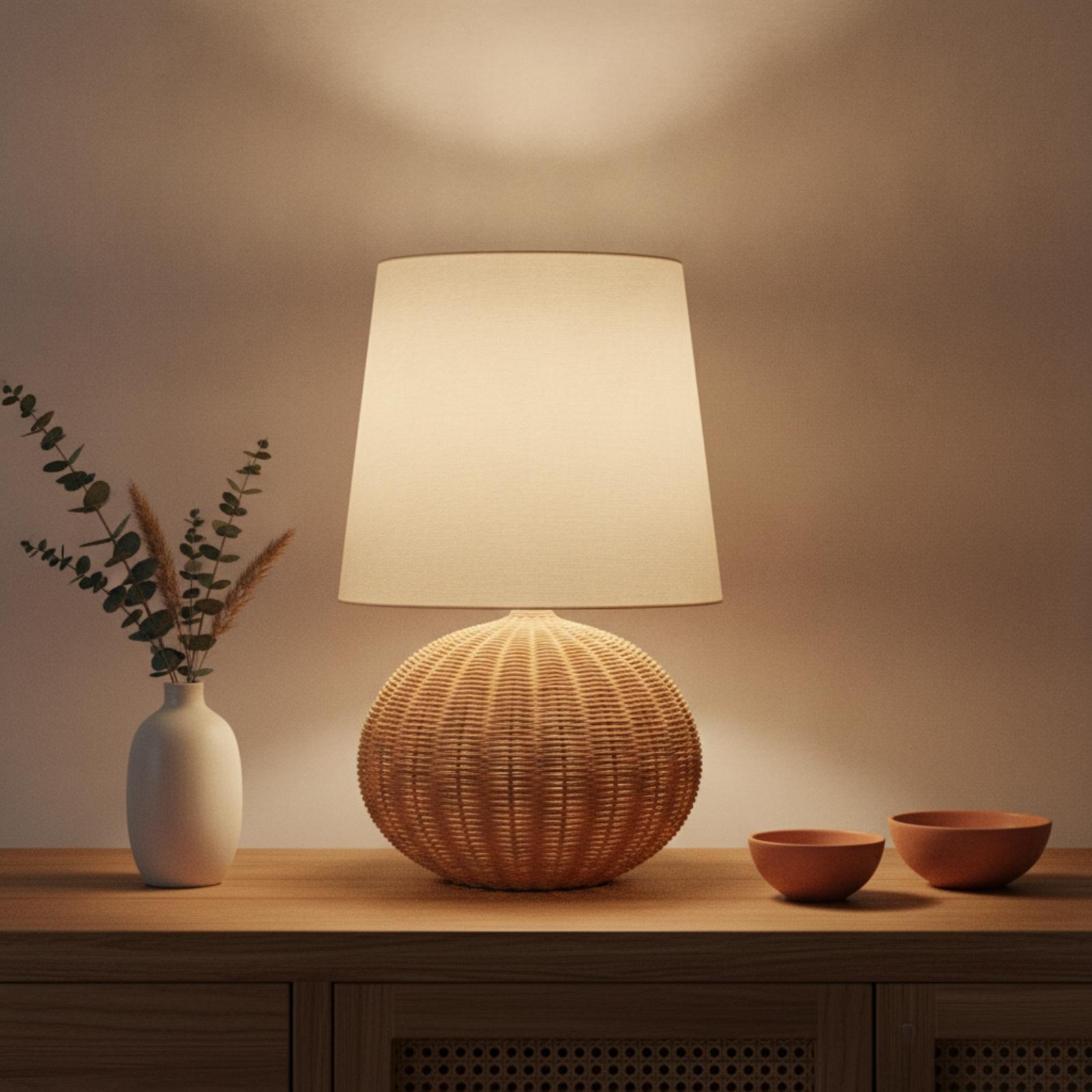 مصباح طاولة جانبي بقاعدة من ال - مراجعة Lighting Decor Bedroom وسعره