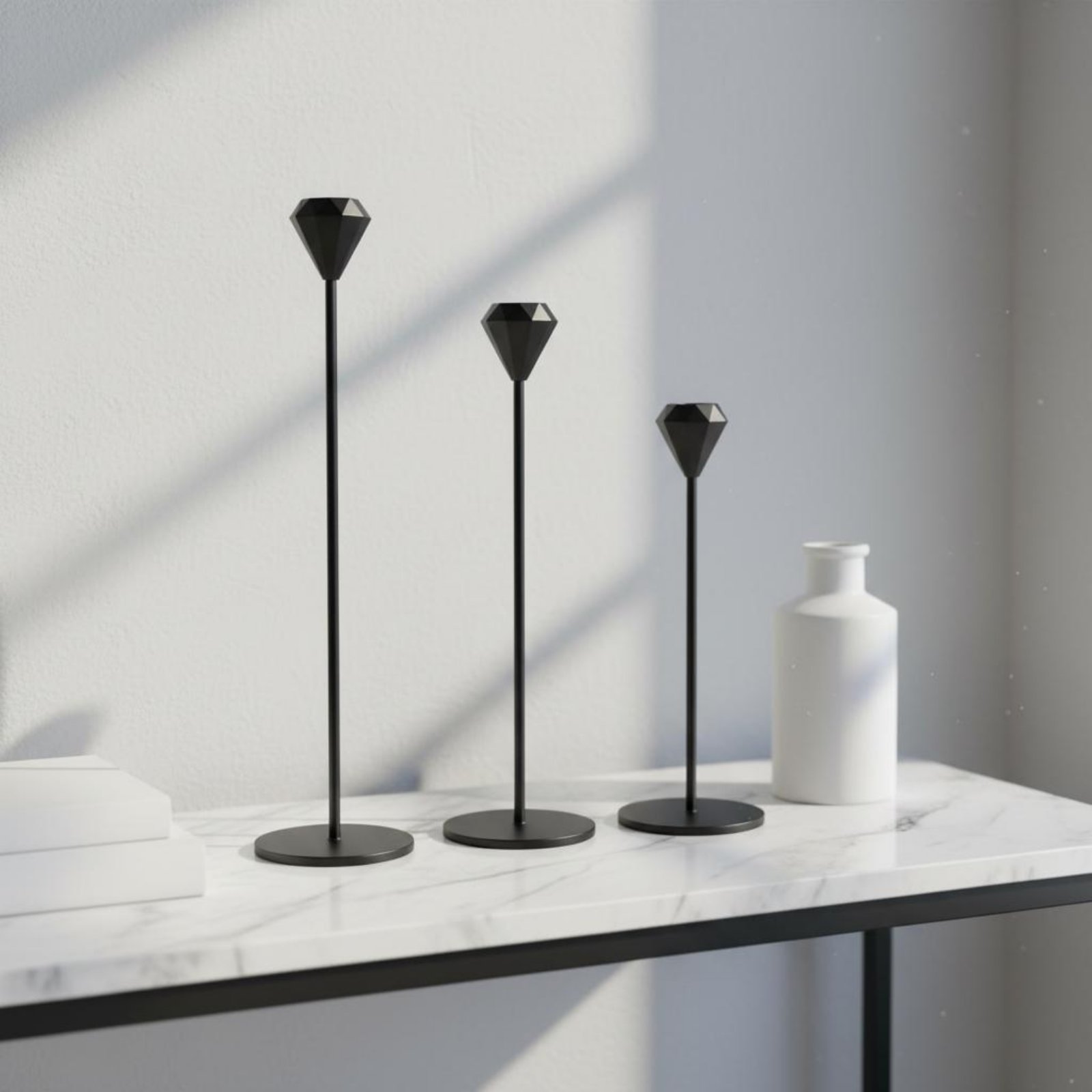 طقم شمعدانات كريستال فاخر من 3 - مراجعة Candle Holder Set وسعره