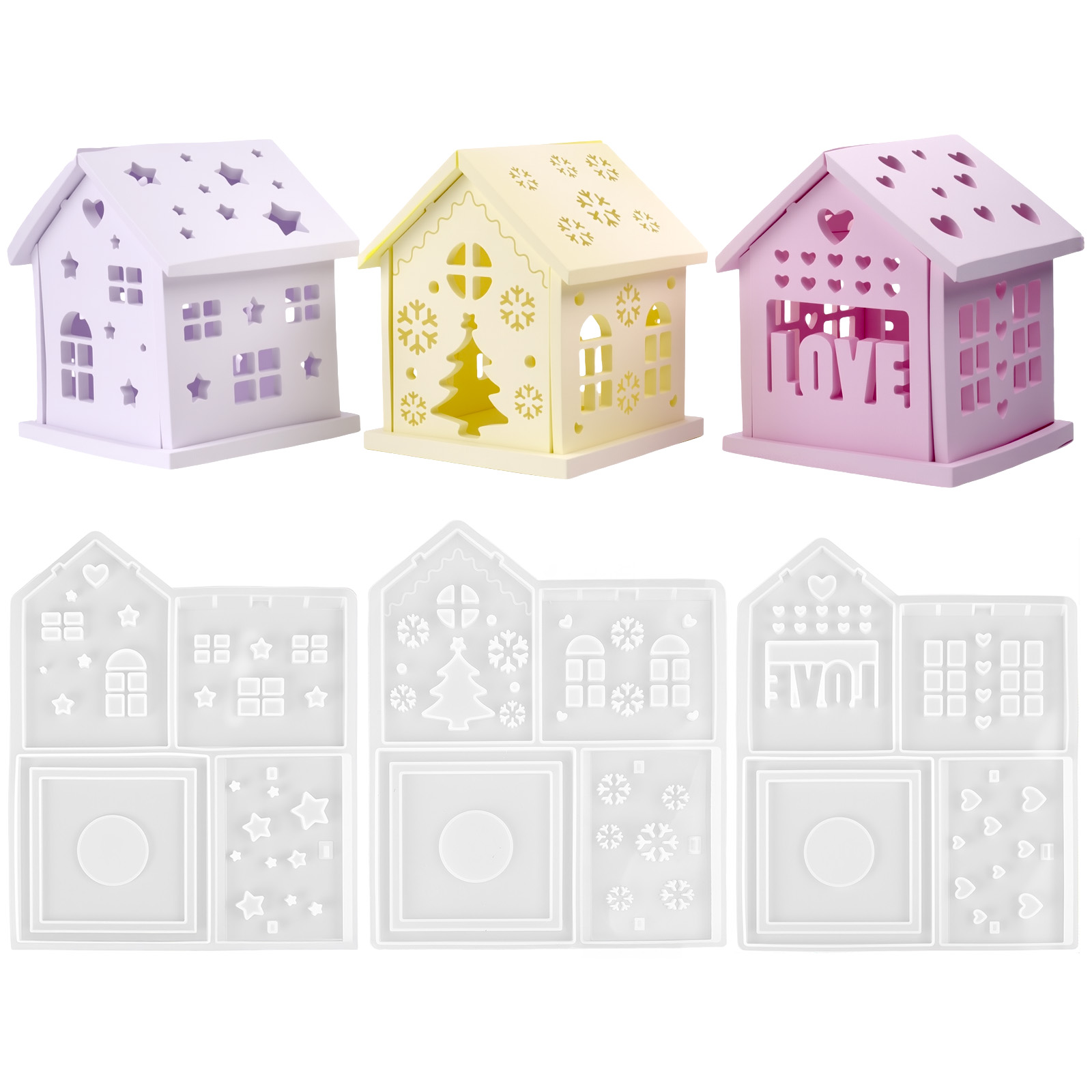 ثلاثية الأبعاد منزل قالب من ال - مراجعة Candle Holder Set وسعره