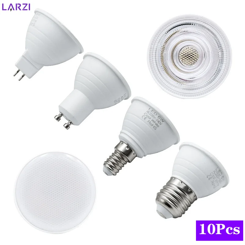 10 قطع مصابيح LED E27/E14 MR16 - مراجعة Decor Lighting Hours وسعره
