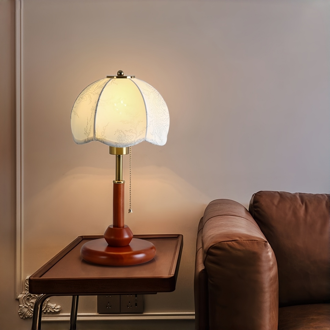 مصباح طاولة قبة مزخرفة بتصميم  - مراجعة Lighting Decor Bedroom وسعره