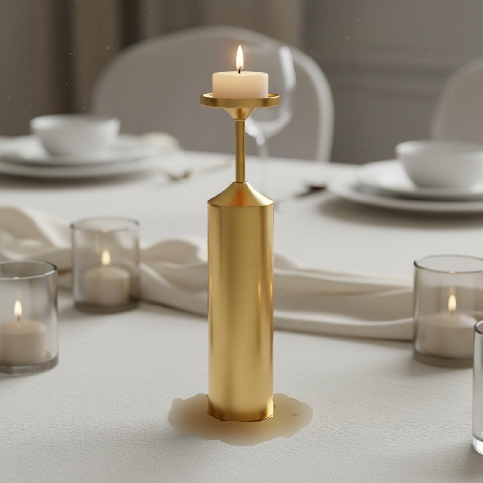 طقم حاملات شموع معدنية أنيقة ذ - مراجعة Candle Holder Set وسعره