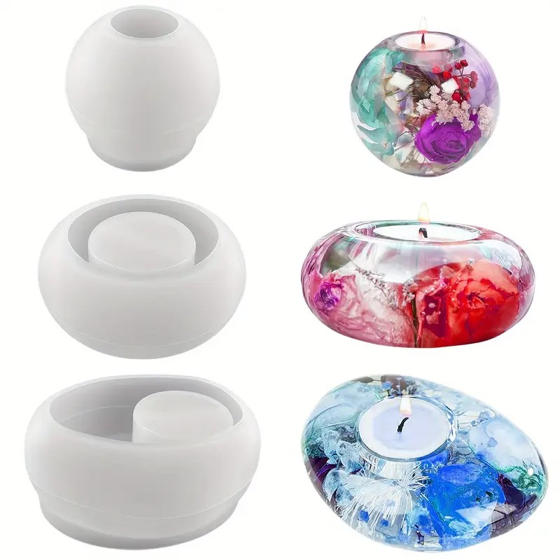 Tealight شمعة حامل الراتنج قال - مراجعة Candle Holder Set وسعره