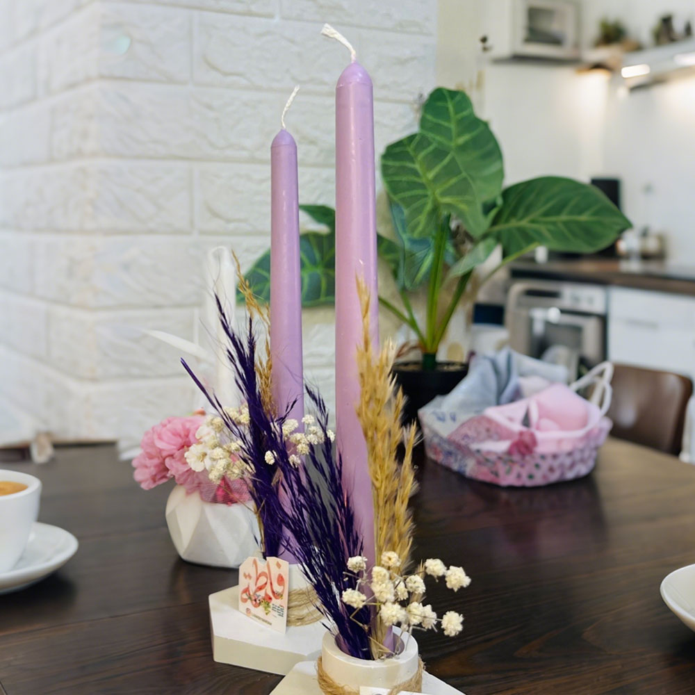قالب أكريليك بسيط على شكل عمود - مراجعة Candle Holder Set وسعره