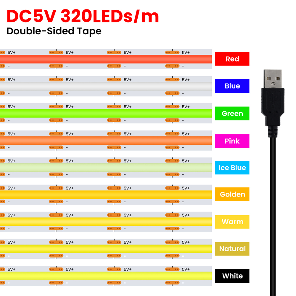 5 فولت USB 3 مللي متر 5 مللي م - مراجعة Decor Lighting Hours وسعره
