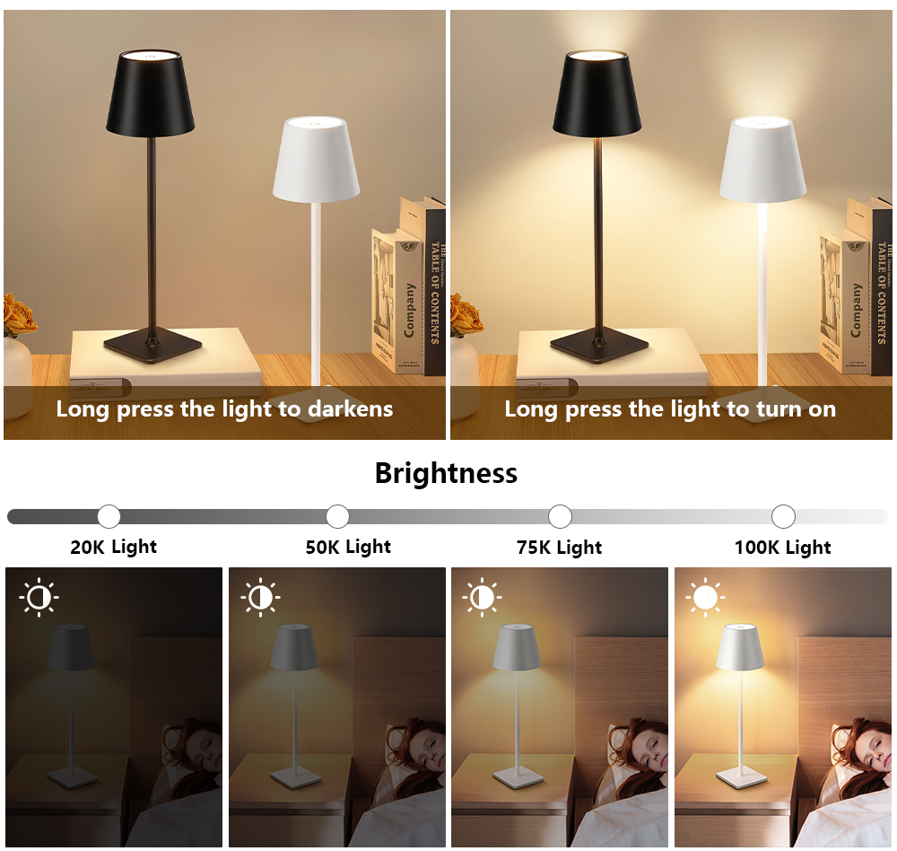 مصباح مكتب LED قابل لإعادة الش - مراجعة Lighting Decor Bedroom وسعره